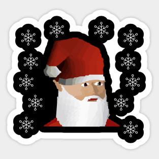 Gnome santa Sticker